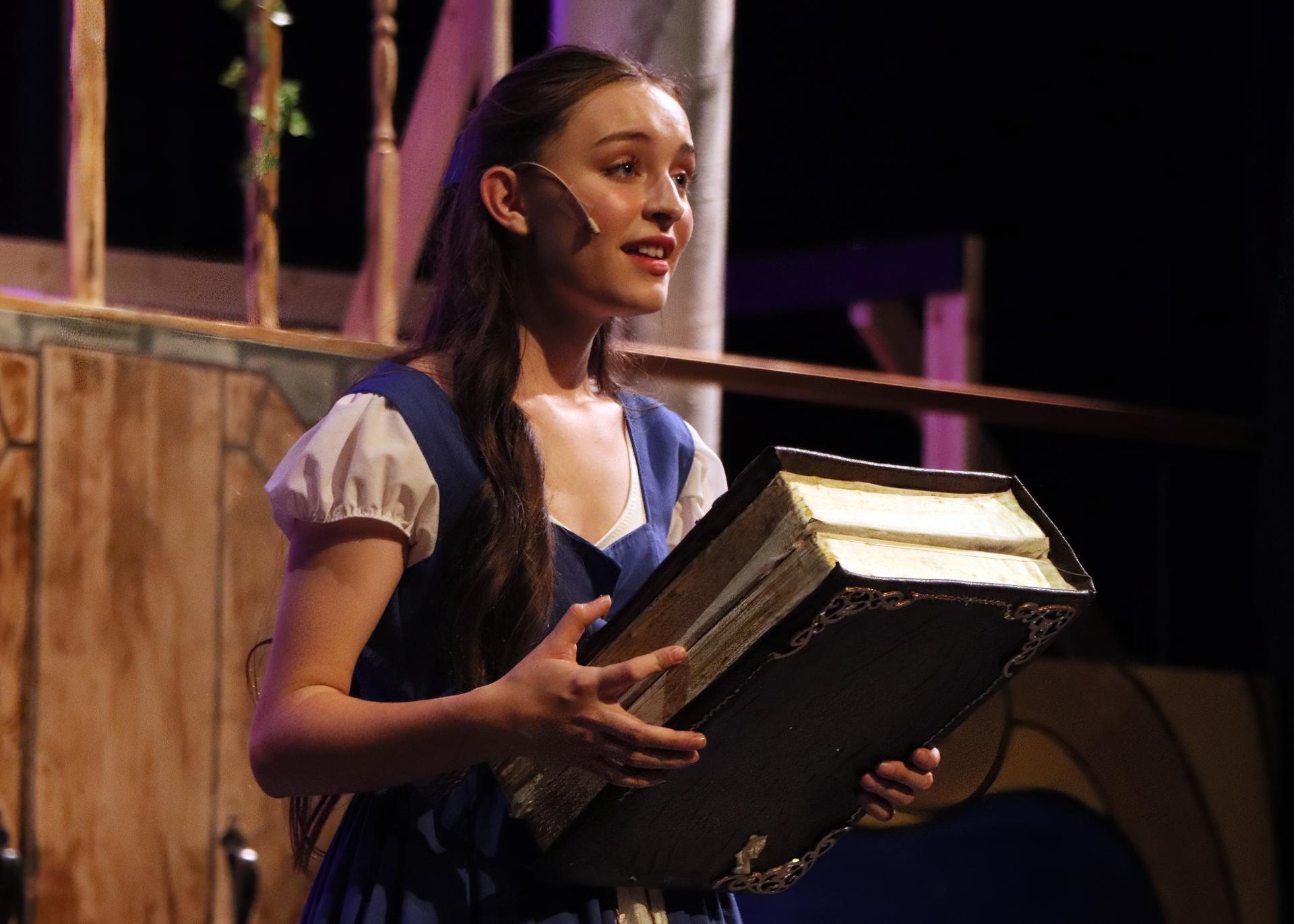 SummerPrep Theater: Belle singing in Disney's Beauty and the Beast JR.